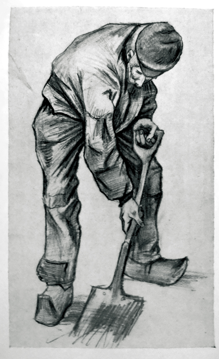  文森特·威廉·梵高  Vincent Willen Van Gogh —— 素描线稿 (3)